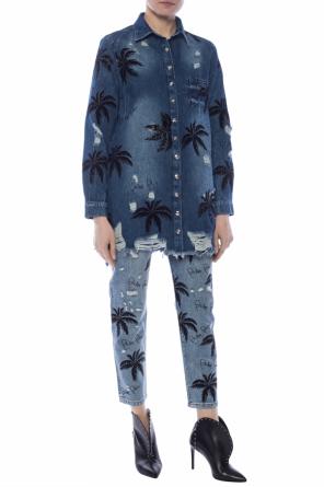 Denim jacket with holes, zdjęcie 2 Denim jacket with holes od Philipp Plein